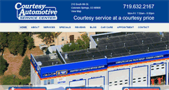 Desktop Screenshot of courtesyautomotiveservice.com